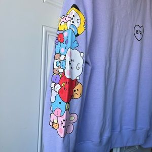 NWT- BT21 BTS crewneck sweatshirt- medium